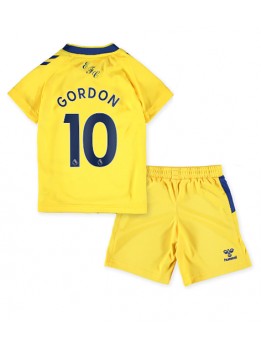 Everton Anthony Gordon #10 Ausweichtrikot für Kinder 2022-23 Kurzarm (+ Kurze Hosen)